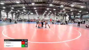 195 lbs Prelims - Dylan Badgley, Cyclones -MI vs Jacob Rogers, Beach Boyz Wrestling