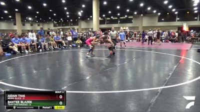 106 lbs Round 1 (6 Team) - Baxter Blazek, Team Chattanooga vs Aidan Thai, BRAWL Black