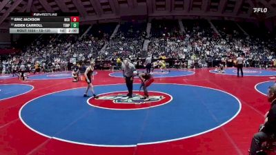 1A-120 lbs Champ. Round 1 - Eric Jackson, McIntosh County Academy vs Aiden Carroll, Temple