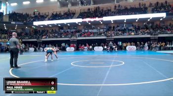 145 lbs Quarterfinal - Paul Minke, Homer High School Mariners vs Lennie Brandell, Mt. Edgecumbe High School