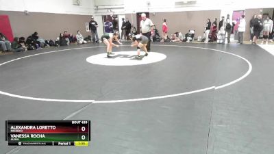 105 lbs Semifinal - Alexandra Loretto, Pacheco vs Vanessa Rocha, Alisal