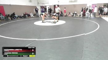 105 lbs Semifinal - Alexandra Loretto, Pacheco vs Vanessa Rocha, Alisal