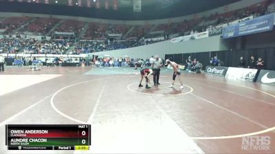 6A-113 lbs Champ. Round 2 - Owen Anderson, Clackamas vs Aundre Chacon, North Salem