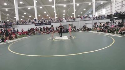 100 lbs Ella Thomas, Ohio Blue vs Jaila Powers, Indiana Gold