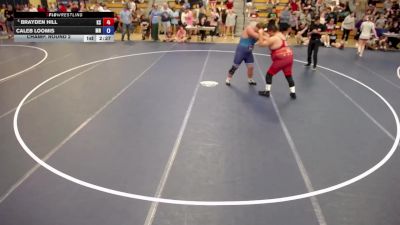 285 lbs Champ. Round 2 - Brayden Hill, KS vs Caleb Loomis, MN