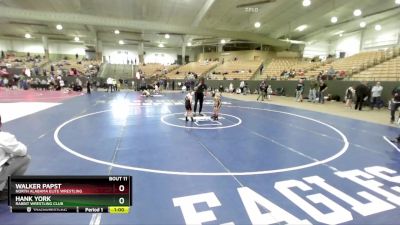 75 lbs Round 1 - Hank York, Rabbit Wrestling Club vs Walker Papst, North Alabama Elite Wrestling