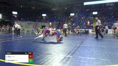 125 lbs Semifinal - Toma Cox, Hempfield vs Vincenzo Ierubino, Central Bucks