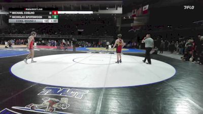 138 lbs Cons. Round 3 - Nicholas Spotswood, Folsom vs Michael Coelho, Los Banos