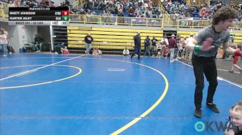 35 lbs Consi Of 8 #1 - Rhett Johnson, CYWC vs Karter Ailey, Blackwell Wrestling Club