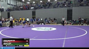 106 lbs 2nd Wrestleback (8 Team) - Hruai Lian, Perry Meridian vs John Bissmeyer, Cathedral