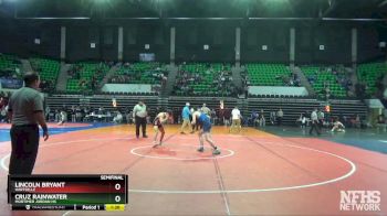 132 lbs Semifinal - Cruz Rainwater, Mortimer Jordan HS vs Lincoln Bryant, Hartselle