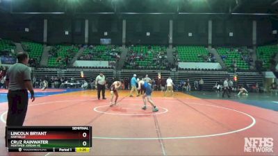 132 lbs Semifinal - Cruz Rainwater, Mortimer Jordan HS vs Lincoln Bryant, Hartselle