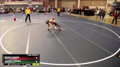 133 Championship Bracket Cons. Round 6 - Andrew Trimble, Rochester Mayo vs Masyn Hanson, Kenyon-Wanamingo