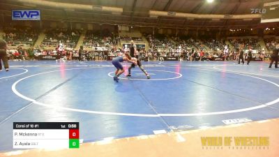 67 lbs Consi Of 16 #1 - Parker Mckenna, Rt Elite vs Zayden Ayala, Sebolt Wrestling Academy