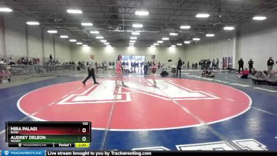 120 lbs Semifinal - Audrey Deleon, Weiser vs Mira Palagi, Boise