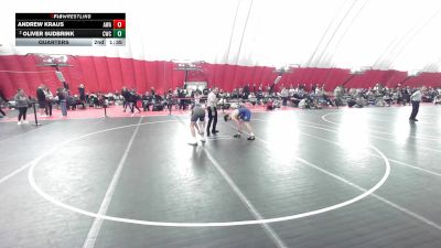 16U Boys - 150 lbs Quarters - Gunder Nelson, Team Nazar Training Center vs Alexander Penzkover, LaCrosse Area Wrestlers