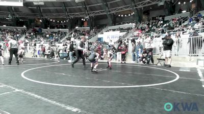 75 lbs Round Of 32 - Barrett Jones, Weatherford Youth Wrestling vs Rhett Howell, Checotah Matcats