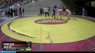 120 lbs Cons. Semi - Reese Hite, Marshfield High School vs Jacoby Jones, Mat Sense Wrestling