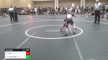 80 lbs Quarterfinal - Alessandra Tovar, Prosser Wr Acd vs Ella Lerma-Cervantes, Threshold WC