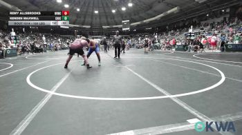 160 lbs Round Of 16 - Remy Allsbrooks, Warhorse Wrestling Club vs Kenden Maxwell, Choctaw Ironman Youth Wrestling