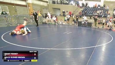 135 lbs Cons. Round 1 - Grant Penney, OH vs Bryce Gushee-Brown, ME