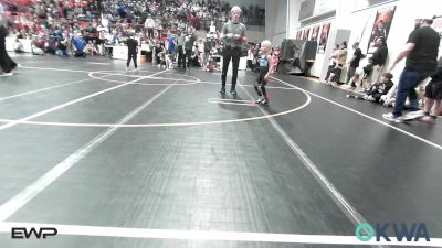 40-43 lbs 3rd Place - Pyper Patterson, Pawnee Wrestling Club vs Berkeley Deckard, Raw Wrestling Club