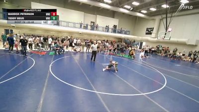 45-48 lbs Round 1 - Teddy Beus, Warrior Wrestling Club vs Maddox Peterson, Westlake Wrestling Club