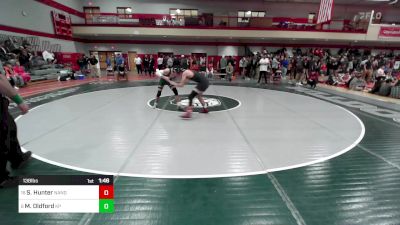 138 lbs Consi Of 8 #1 - Sebastian Hunter, North Andover vs Matthew Oldford, King Philip