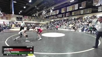 138 lbs Quarterfinal - Samuel Yokoyama, Los Alamitos vs Jacob Bell, Etiwanda