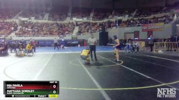 165 lbs Cons. Round 2 - Mia Favela, Coolidge vs Mattiana Gordley, Barry Goldwater