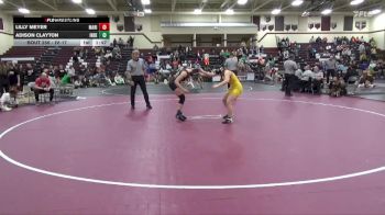 JV-17 lbs 1st Place Match - Adison Clayton, Independence vs Lilly Meyer, Marion