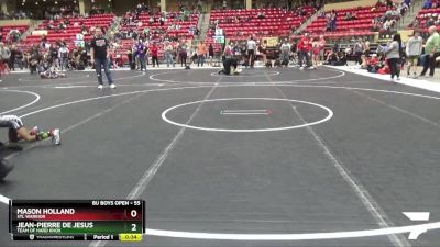 55 lbs Quarterfinal - Mason Holland, STL Warrior vs Jean-Pierre De Jesus, Team Of Hard Knox