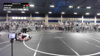 126 lbs Consi Of 64 #1 - Alan Zebari, Vills Bros WC vs Simon Lee, Brigade WC