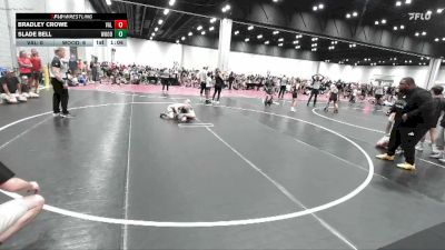 77 lbs Round 2 (6 Team) - Bradley Crowe, WTF- Valebound vs Slade Bell, MatLife