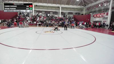 150 lbs Consi Of 16 #2 - Caden Cagiano, Cardinal Gibbons vs Stone Porter, Ben Lippen