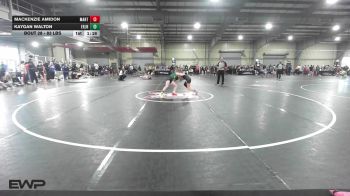 83 lbs Quarterfinal - Mackenzie Amidon, MANTANONA-TC vs Kaygan Walton, ERJH