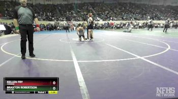 4A-175 lbs Champ. Round 1 - Braxton Robertson, Elk City vs Kellen Fry, Cushing