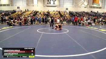 120 lbs Cons. Round 2 - Sawyer DeZalia, Club Not Listed vs Johnathon Kiehle, Whitney Point Youth Wrestling Club