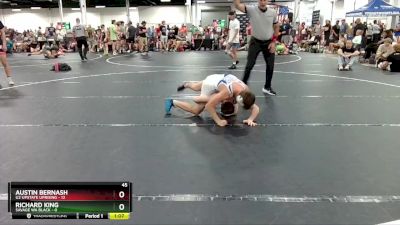 120 lbs Round 3 (4 Team) - Richard King, Savage WA Black vs Austin Bernash, U2 Upstate Uprising