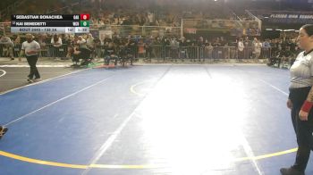 138 3A 5th Place Match - Sebastian Bonachea, Oakleaf vs Kai Benedetti, Wellington Community Hs