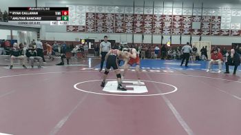 138 lbs Consi Of 8 #1 - Ryan Callahan, Tewksbury vs Ahliyas Sanchez, Ludlow