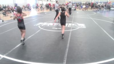 87 lbs Rr Rnd 2 - Waymond Allen II, Thorobred vs Gia Armenta, Relentless