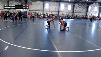 Elite 174 lbs Cons. Round 2 - Ben Peterson, Wisconsin-Eau Claire vs Max Sokolski, Augsburg College