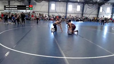 Elite 174 lbs Cons. Round 2 - Ben Peterson, Wisconsin-Eau Claire vs Max Sokolski, Augsburg College