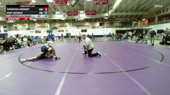 157 lbs Round 4 (10 Team) - Whit Nichols, William Woods University vs Christian Arberry, Marian University (IN)