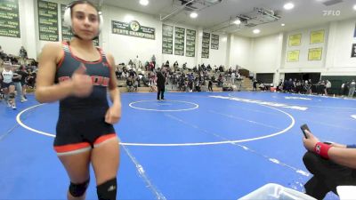 124 lbs Placement Matches (8 Team) - Louisa Schwab, Menlo A vs Emily Pasillas, Snow