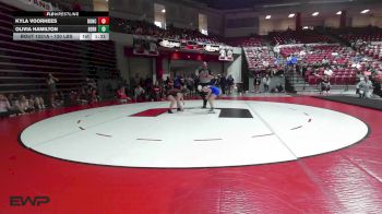 120 lbs Rr Rnd 2 - Kyla Voorhees, Duncan Lady Demons vs Olivia Hamilton, Berryhill High School