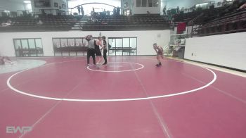 126 lbs Semifinal - Braxton Crittenden, Sequoyah Tahlequah JH vs Bradlee Applegate, Inola