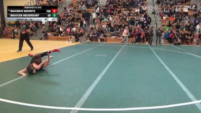 70 lbs Champ. Round 2 - Braycen Neuendorf, Immortal Athletics WC vs Maximus Mauritz, Pursuit Wrestling Minnesota