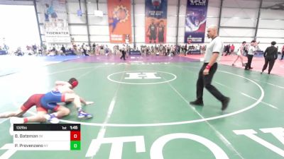 132 lbs Round Of 64 - Brantz Bateman, OK vs Phillip Provenzano, NY